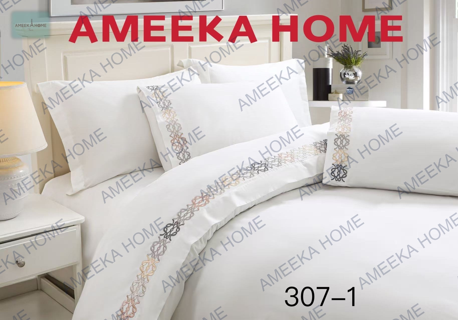 Refined Embroidered Bedding Collection gallery 29
