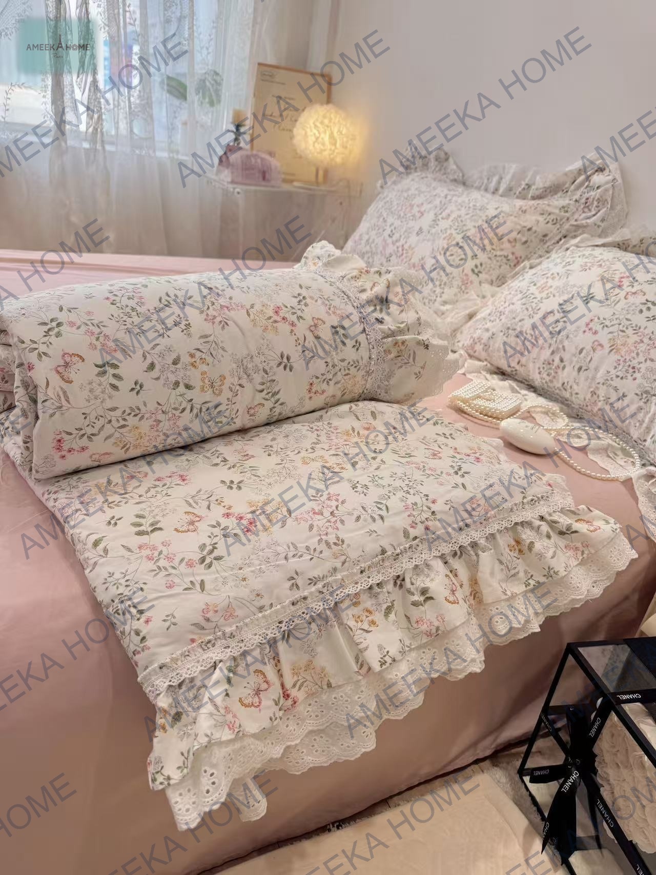 مجموعة الدانتيل الرومانسي الناعم gallery 12