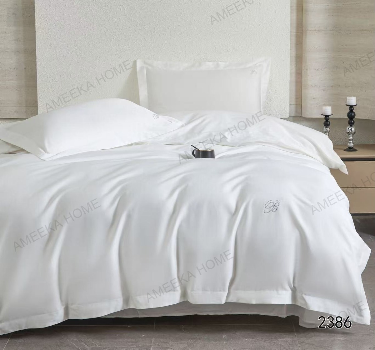 Solid Hotel Bedding Collection